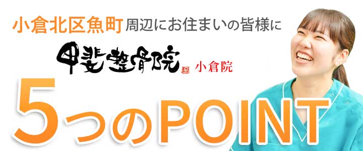 選ばれる5つのポイント